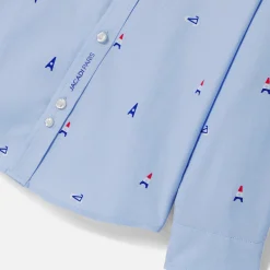 Boy shirt with Parisian motifs
