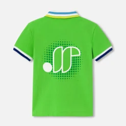 Boy short-sleeved polo