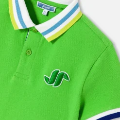 Boy short-sleeved polo