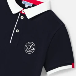 Boy short-sleeved polo shirt