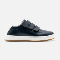 Boy smooth leather tennis shoes