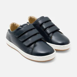 Boy smooth leather tennis shoes