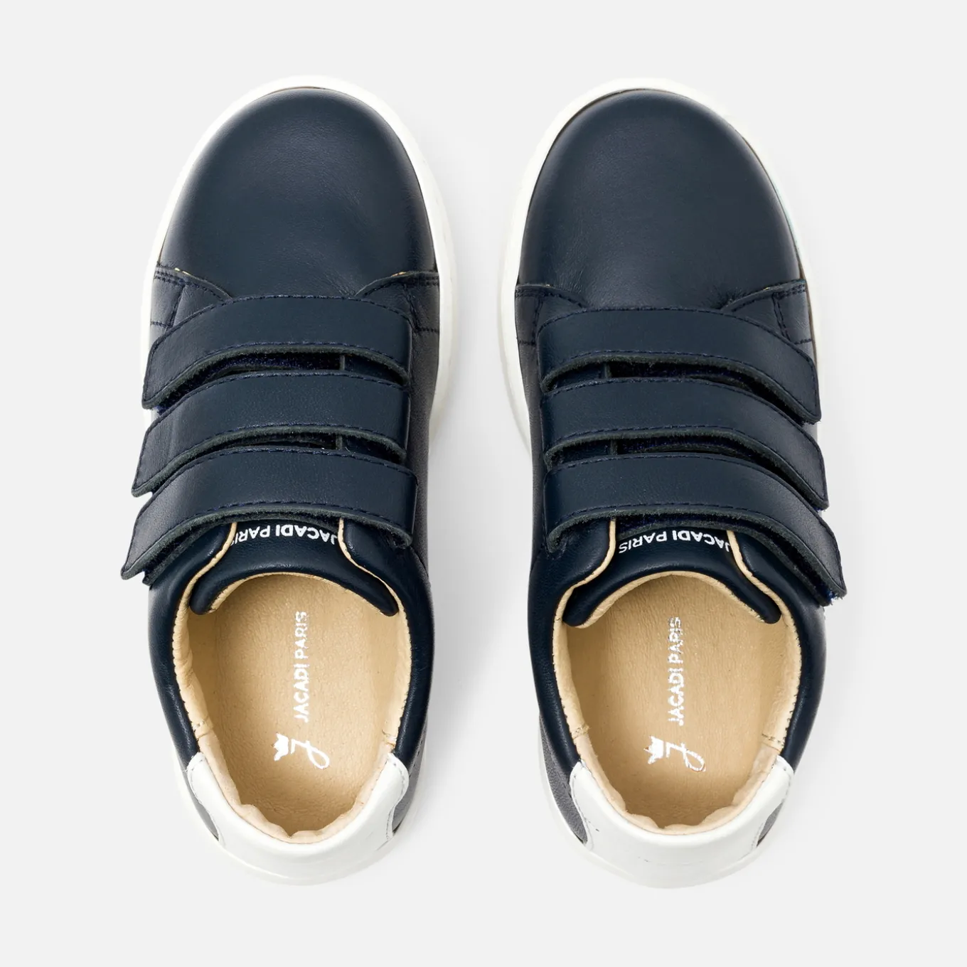 Boy smooth leather tennis shoes
