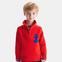 Boy trucker sweater