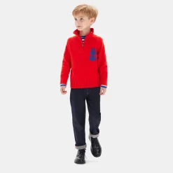 Boy trucker sweater