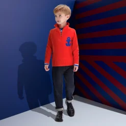 Boy trucker sweater