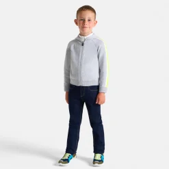 Boy zip-up cardigan