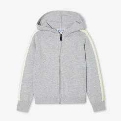 Boy zip-up cardigan