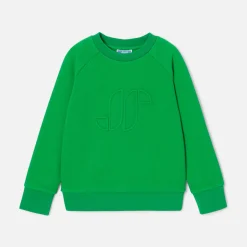 Child cotton piqué sweatshirt