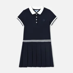 dress in cotton piqué