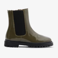 Girl Chelsea boots in smooth leather