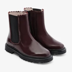 Girl Chelsea boots in smooth leather