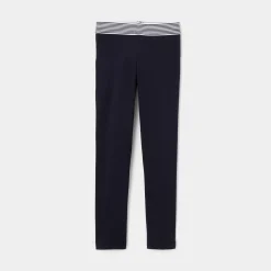 Girl cotton piqué leggings