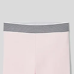 Girl cotton piqué leggings