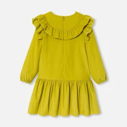 Girl dress in velvet milleraies