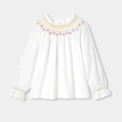 Girl flannel blouse