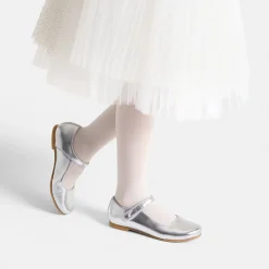 Girl glazed leather Mary Janes