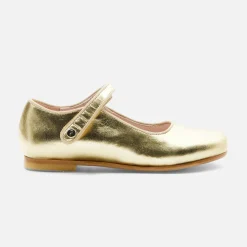 Girl glazed leather Mary Janes