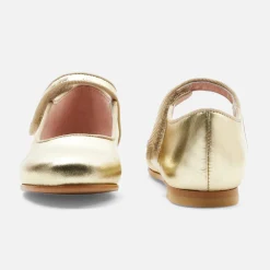 Girl glazed leather Mary Janes