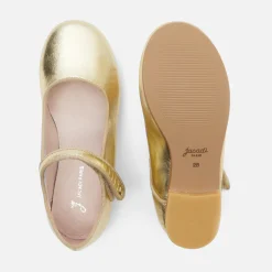 Girl glazed leather Mary Janes