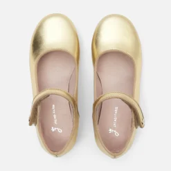 Girl glazed leather Mary Janes