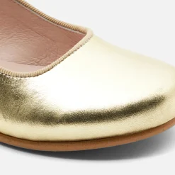 Girl glazed leather Mary Janes