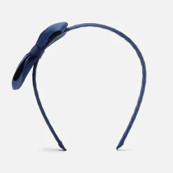 Girl headband with grosgrain bow