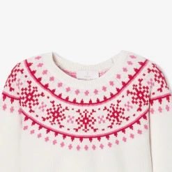 Girl jacquard sweater