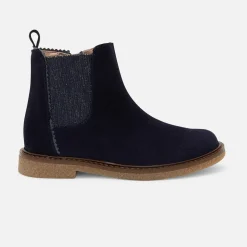Girl leather boots