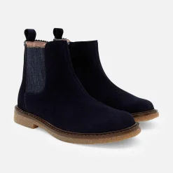 Girl leather boots