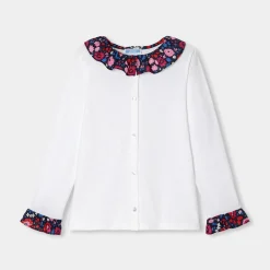 Girl long-sleeved blouse