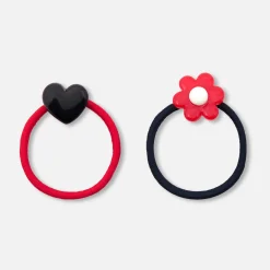 Girl pair of elastic bands