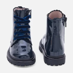 Girl patent leather boots