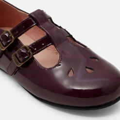 Girl patent leather t-bar shoes