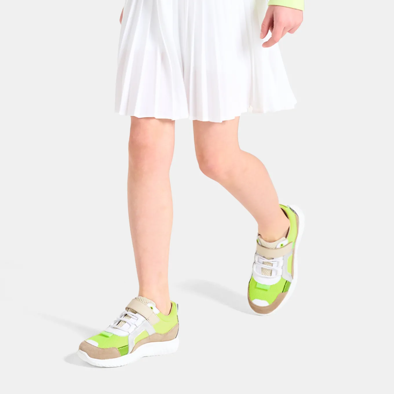 Girl running sneakers
