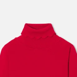 Girl turtleneck sweater
