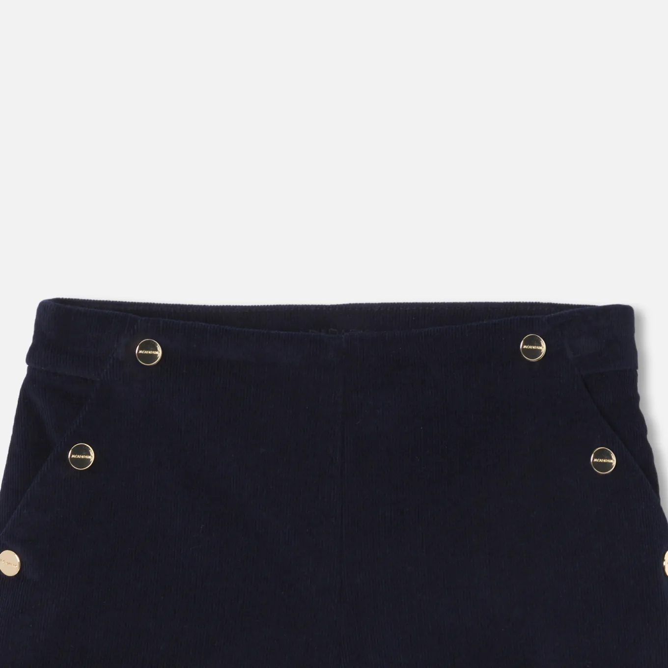 Girl velvet shorts