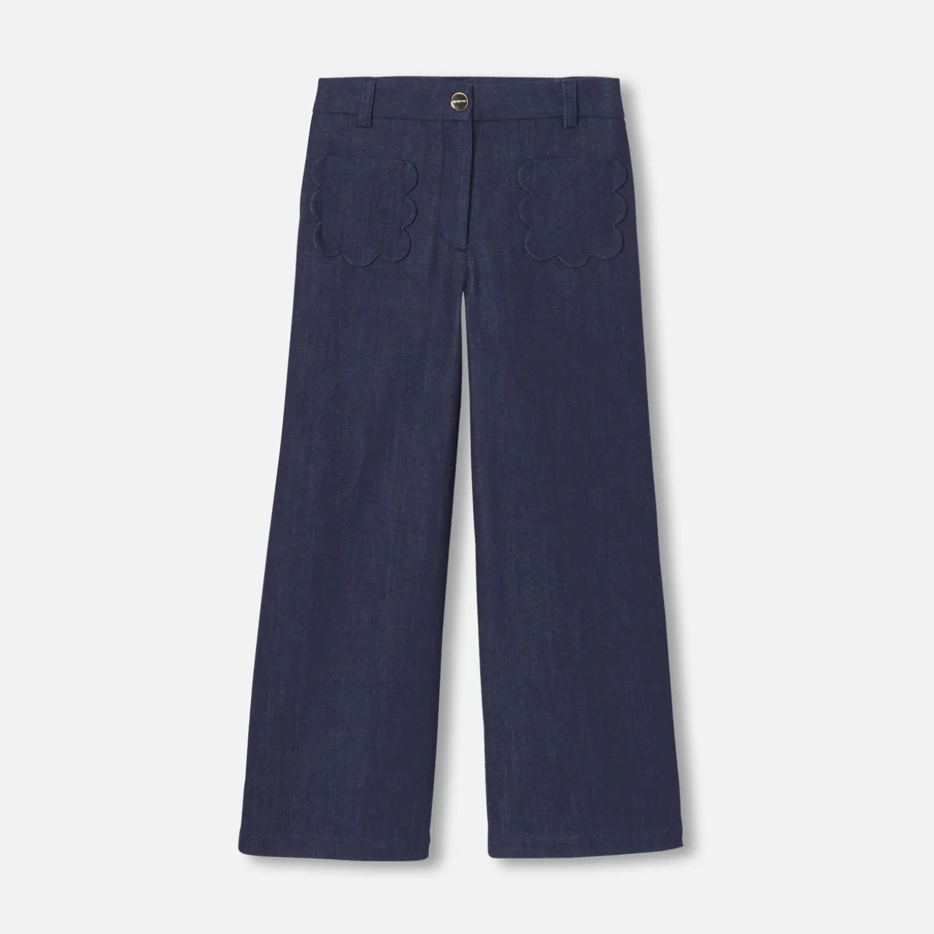 Girl wide-leg jeans