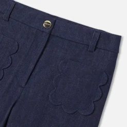 Girl wide-leg jeans