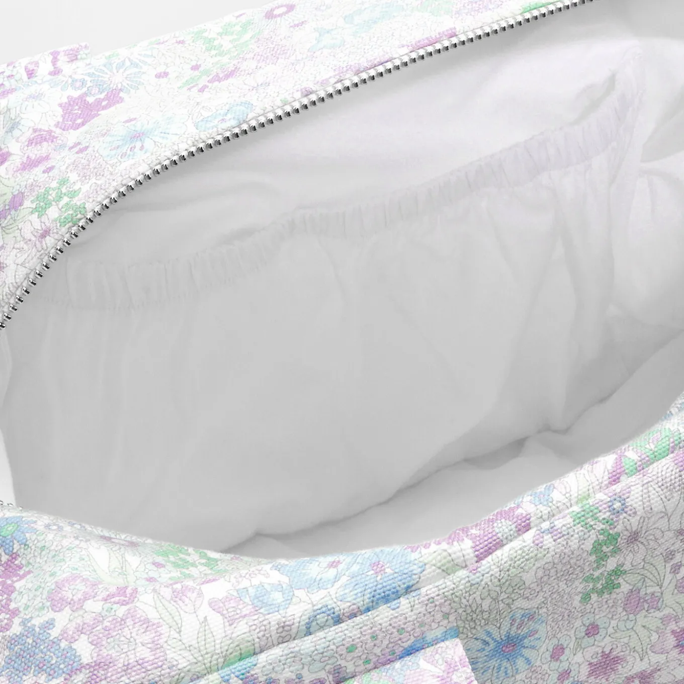 Liberty fabric diaper bag